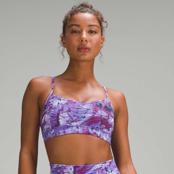 lululemon athletica Other - Lululemon Flow Y Bra Nulu *Light Support, A–C Cups
Iridescent Floral Multi